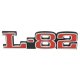 1975-1979 Corvette Hood Emblem, "L-82", Sold as a Pair