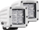 Hybrid Diffused Surface Mount White Housing Pair D-Series Pro RIGID Industries 602513