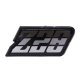 1980-1981 Camaro Fuel Door Emblem, "Z-28", Charcoal, Sold as Each