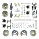 1958-1958 Chevrolet Biscayne Front and Rear Brake Conversion Kit The Right Stuff FSC584DCDSX