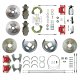 1955-1957 Chevrolet One-Fifty Series Front and Rear Brake Conversion Kit The Right Stuff FSC554SD...