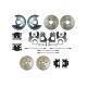 1978-1978 Pontiac LeMans Front and Rear Brake Conversion Kit The Right Stuff A78RDM78S