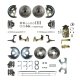 1962-1967 Chevrolet Chevy II Front and Rear Brake Conversion Kit The Right Stuff AFXSD43C