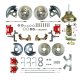 1967-1967 Pontiac Firebird Front and Rear Brake Conversion Kit The Right Stuff AFXDC42DZ