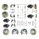 1965-1968 Chevrolet Biscayne Front and Rear Brake Conversion Kit The Right Stuff FSC664SDCS