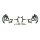 1970-1972 Chevrolet Monte Carlo Front Brake Conversion Kit The Right Stuff AFXMD4