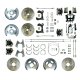 1959-1964 Chevrolet Biscayne Front and Rear Brake Conversion Kit The Right Stuff FSC594DCCSX