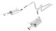 Borla 2011+ Mustang V6 ATAK Cat-Back Exhaust 140398