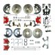 1964-1971 Oldsmobile 442 Front and Rear Brake Conversion Kit The Right Stuff AFXDC41CZX