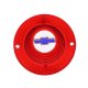 1962 Full-Size Chevrolet Red Back Up Light Lens w/Blue Bowtie, Without Trim Each