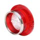 1963 Full-Size Chevrolet Red Back Up Light Lens with Clear Bowtie, Includes Trim, Each