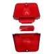 1962-1964 Chevy II and Nova All Red Tail Light Lens Set