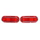 1961 Pontiac Catalina and Ventura Tail Light Lens, Sold as a Pair