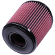 Air Filter for Competitor Intakes AFE XX-91031 Oiled Cotton Cleanable Red S&B CR-91031