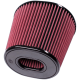 Air Filter for Competitor Intakes AFE XX-91044 Oiled Cotton Cleanable Red S&B CR-91044