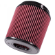 Air Filter for Competitor Intakes AFE XX-91053 Oiled Cotton Cleanable Red S&B CR-91053