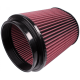 Air Filter for Competitor Intakes AFE XX-91053 Oiled Cotton Cleanable Red S&B CR-91053