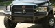 Fab Fours DR06-S1160-1 Black Steel Front Ranch Bumper