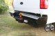 Fab Fours FS08-T1350-1 Black Steel Ranch Rear Bumper