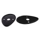 Metro Turn Signal Pads For BMW Isetta 1958 2-3/4" wide X 4-1/4" long, Black; MP 116