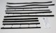 1966-67 Chevelle 4 Door Sedan Superkit Authentic Window Felts Whiskers Kit & Glass Run Set (10pcs...