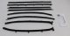 1968 Chevelle Coupe Authentic Window Felts Whiskers Kit (8pcs)