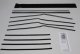 1955-57 4 Door Hardtop (Except Bel Air) Authentic Window Felts Whiskers Kit (12 pcs)