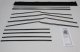 1955-57 Chevy 4 Door Hardtop Bel Air Authentic Window Felts Whiskers Kit (10pcs)