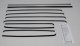 1955-57 Chevy 4 Door Wagon Bel Air Authentic Window Felts Whiskers Kit& Division Bars (10pcs)