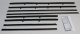 1961-62 Impala 2 Door Sedan Authentic Window Felts Whiskers Kit (8pcs)