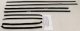 1966 Caprice Custom Hardtop Replacement Window Felts Whiskers Kit (8pcs)