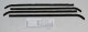 1964-66 G.M. Truck Authentic Window Felts Whiskers Kit (4pcs)