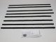 1962 Fairlane 2 Door Authentic Window Felts Whiskers Kit (8PCS)