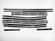 1968-69 Lincoln Continental 4 Door Sedan Authentic Window Felts Whiskers Kit (12pcs)