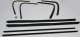 1974 Buick Electra 225 2 Door Hardtop Authentic Window Felts Whiskers Kit (8pcs)