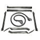 Metro Convertible Top-Rail Kit For Chevrolet Camaro 1968-1969; RR 1501