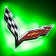 For Corvette C7 Rear Illuminated Emblem - Dual Intensity Oracle