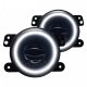 LEDs for Jeep Wrangler JK High Performance 20W LED Fog Lights Oracle