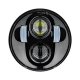 5.75" 40W Replacement LED Headlight - Black Oracle