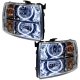 For 2007-2013 Chevrolet Silverado SMD Headlights - Round Style Oracle