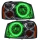 For 2001-2004 Nissan Frontier SMD Headlights - Dual Halo Oracle