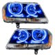 For 2008-2014 Dodge Avenger RT PLASMA Headlights - Black Oracle