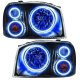 For 2001-2004 Nissan Frontier SMD Headlights - Triple Halo Oracle