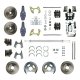 1965-1970 Chevrolet Biscayne Front and Rear Brake Conversion Kit The Right Stuff FSC654DCDX