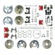 1959-1964 Chevrolet Biscayne Front and Rear Brake Conversion Kit The Right Stuff FSC594DCCZX