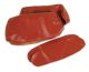 C3 1968-1969 Corvette Headrest Covers Pair Leather Dark Orange