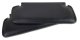 C3 1969-1973 Corvette Sunvisor Pair Madrid Black