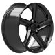 2020-2023 C8 Corvette Reproduction Replica Gloss Black 5-Spoke Rim Wheel 19x8.5