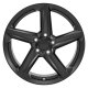 2020-2023 C8 Corvette Reproduction Replica Satin Black 5-Spoke Rim Wheel 20x11