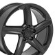 2020-2023 C8 Corvette Reproduction Replica Satin Black 5-Spoke Rim Wheel 20x11